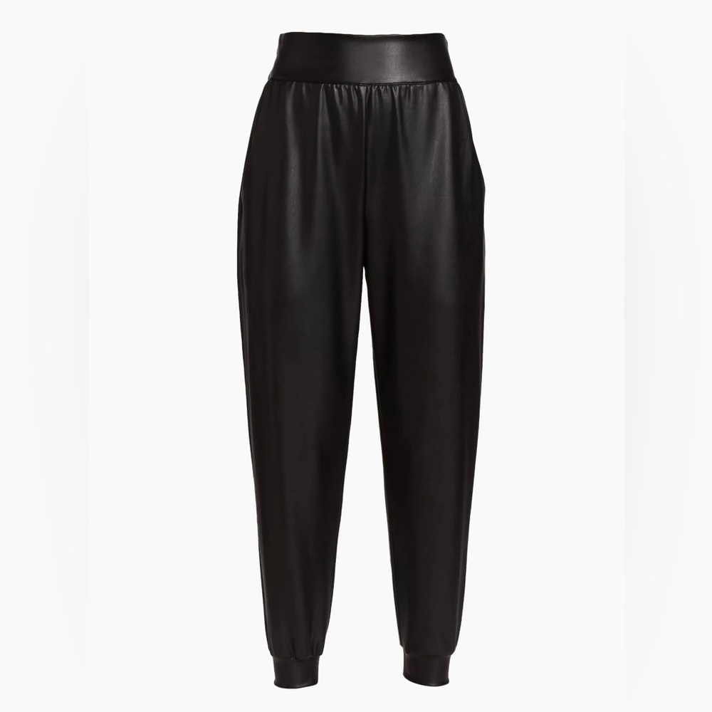 NWT SUSANA MONACO FAIX LEATHER JOGGER
